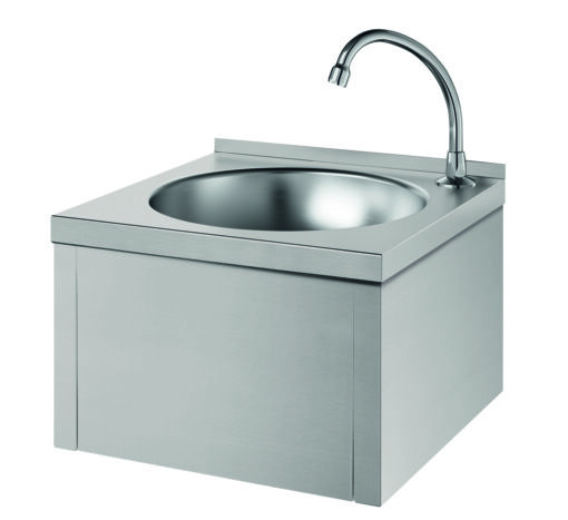 mediclinics stainless steel knee operated hand wash basin snlmp70cs